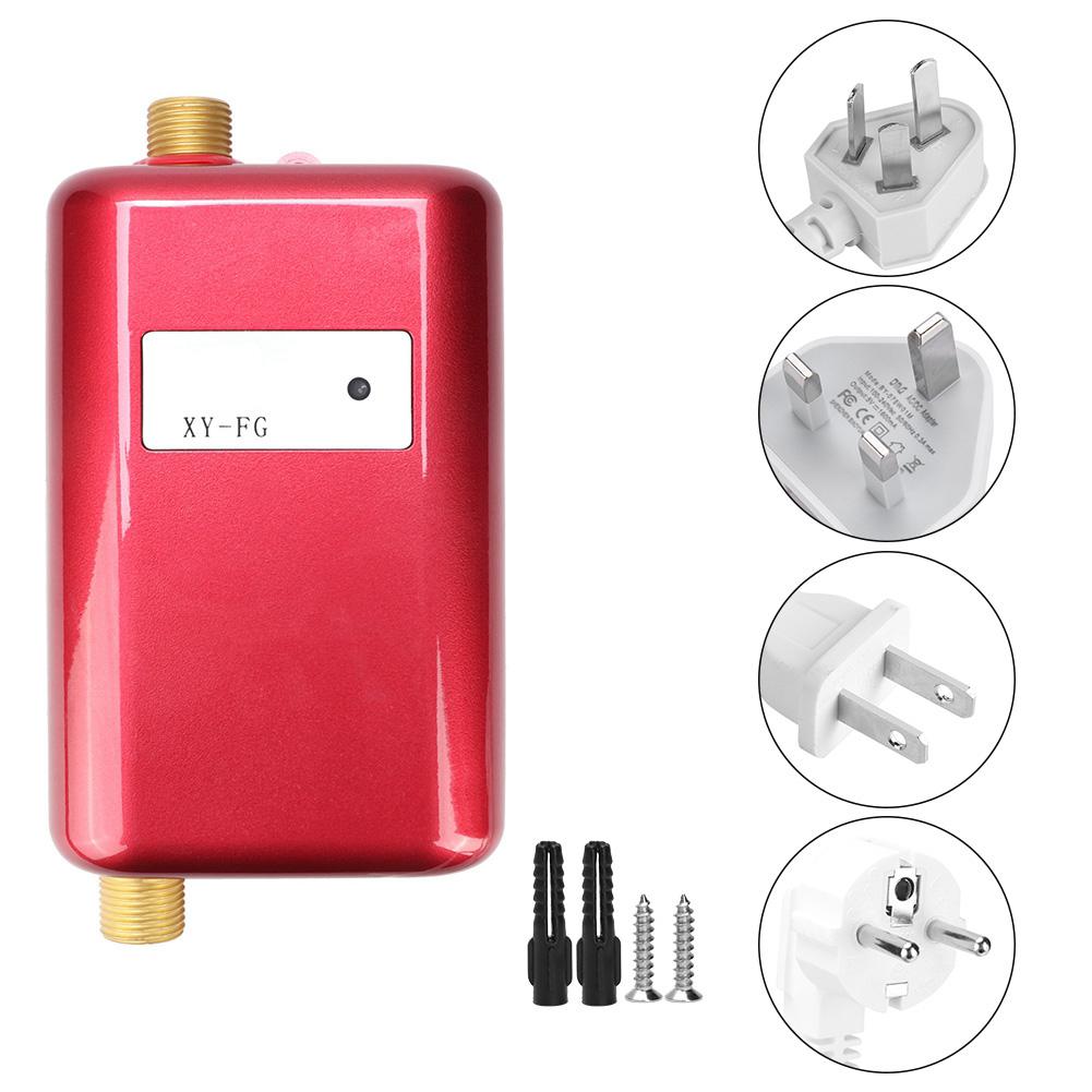 3800W Electric Water Heater Aneous Tankless Hot Water Heater Kitchen Bathroom Shower Water Boiler 110V/220V