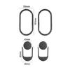 6Pcs For Jeep Wrangler 2007-10 Carbon Fiber Interior Rear Door Handle Cover Trim
