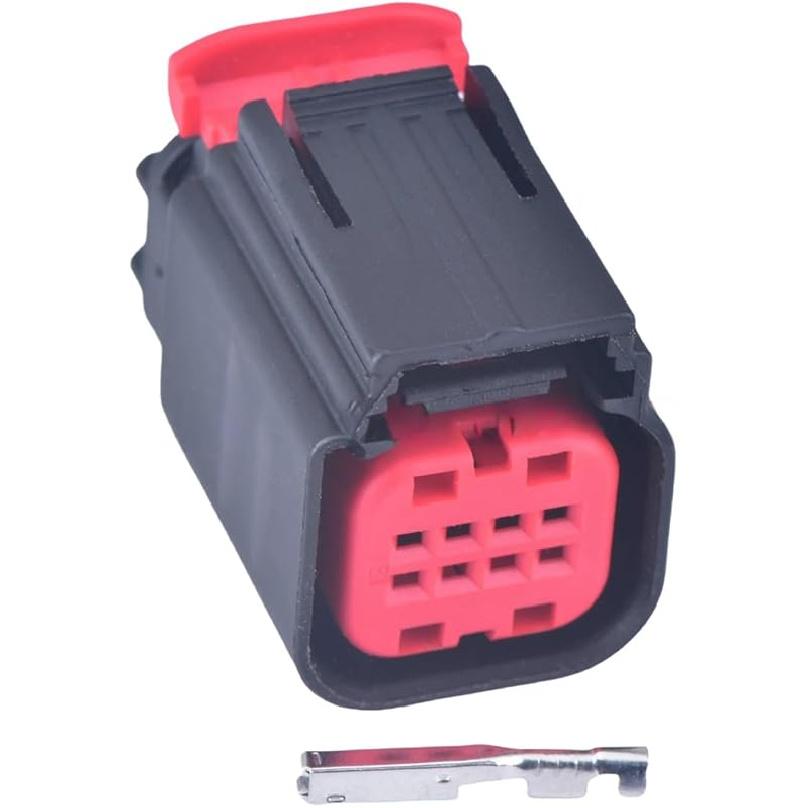 8 Pin Automotive Connector Parking Transducer Module Socket 1411001-1(Female with Pin) 1 Pcs