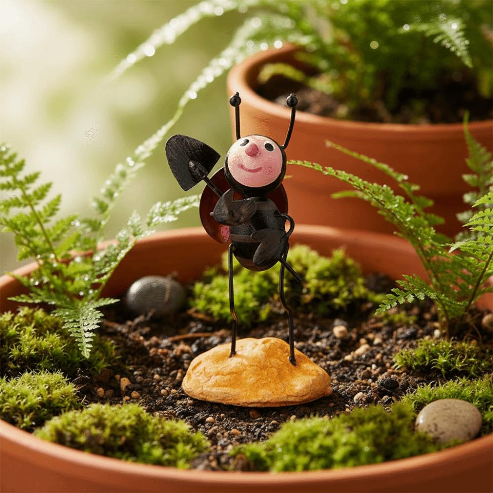 Heimdeko Schreibtischdekoration Bürodekoration Insektenstatuen Käferornamente Schreibtischständer