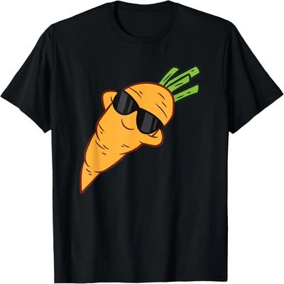Cute Carrot Fruit Relaxing Lazy Carrot T-Shirt