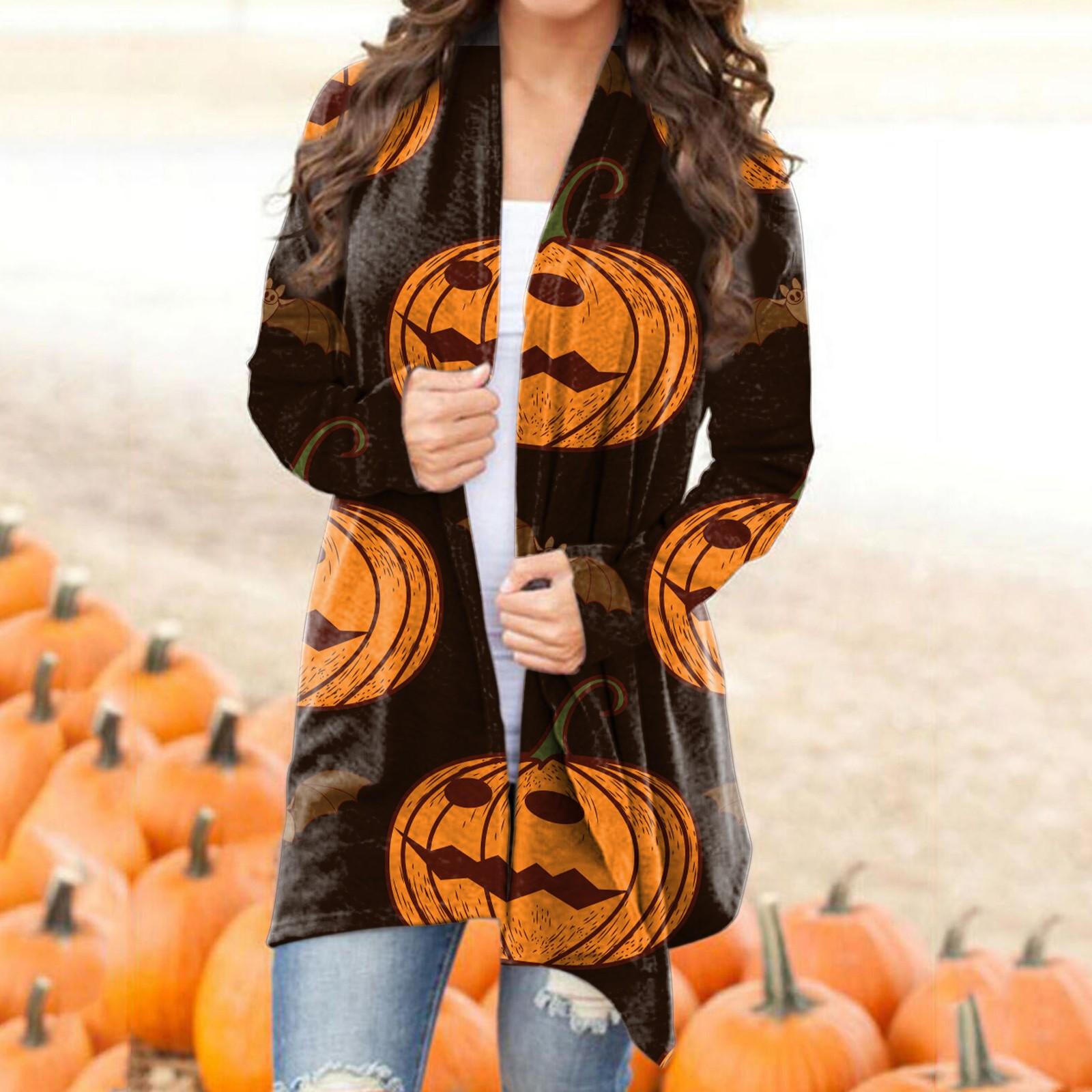 

Модный женский кардиган с длинным рукавом и принтом кота на Хэллоуин XXXL чёрный