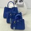 New garden bag leather tote bag cowhide handbag large capacity fashion women's bag trendy garden bag leather