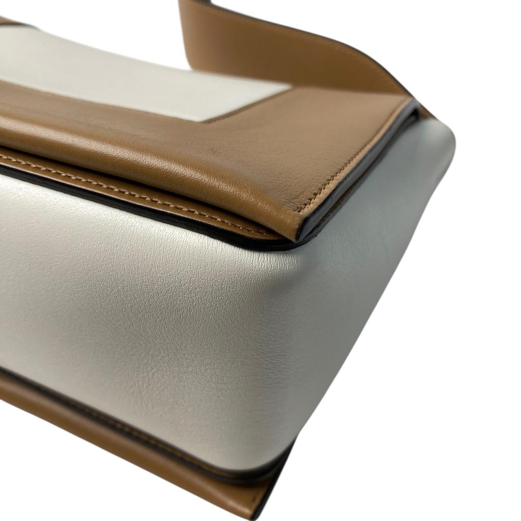 Used CELINEShoulder Bag Brown/white Leather Women