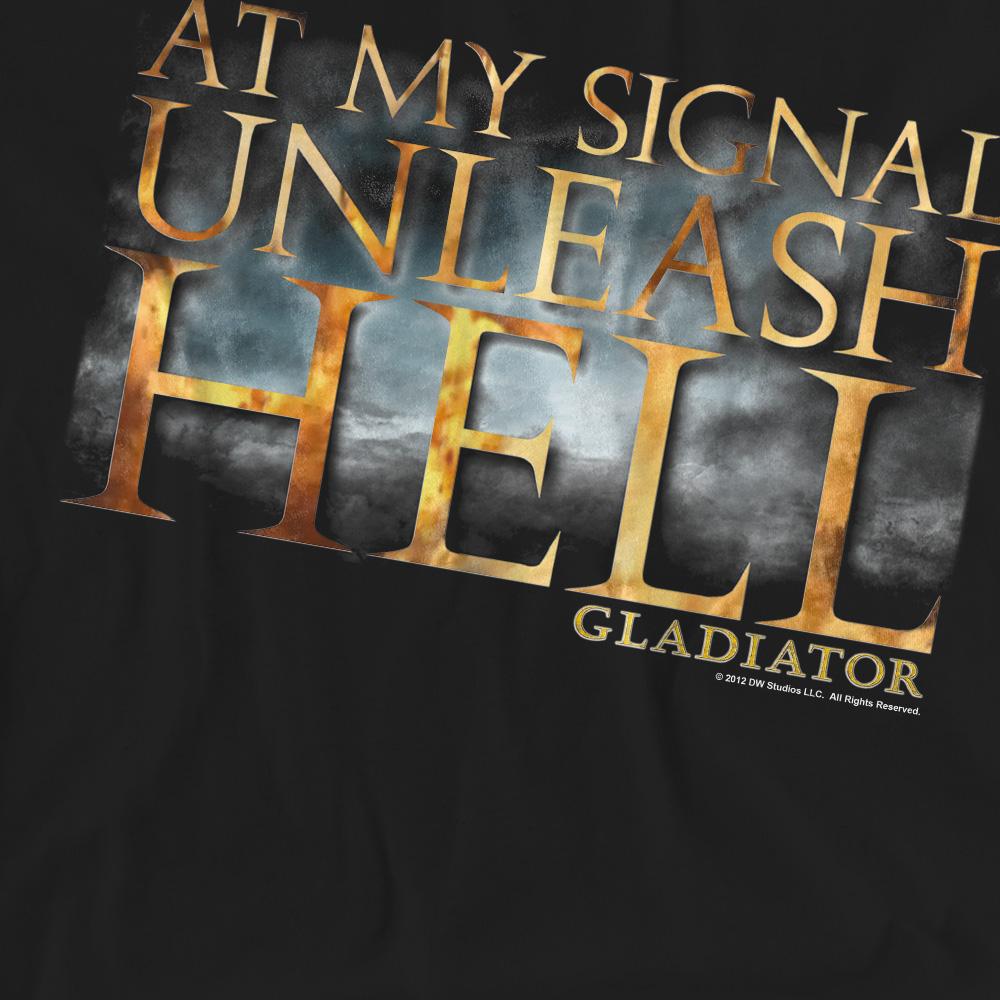 Gladiator Unisex Adult Unleash Hell T-Shirt