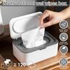 1/2Pc Wipes Dispenser Baby Wipe Holder with Lid Refillable Wet Tissue Container Dustproof Large Capacity Sealing Container Cases