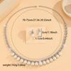 European and American Retro Necklace Set Women's Jewelry Rhinestone Imitation Pearl Exaggerated Jewelry Bridal Wedding Accessories