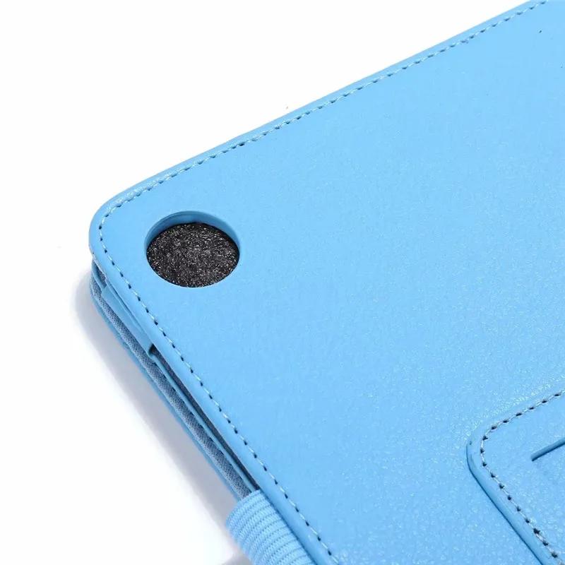 Fold PU Leather Stand Flip Cover for Galaxy Tab A9 8.7 Inch SM-X110 X115 Case Tablet Ultra Thin Shockproof Protective Cover