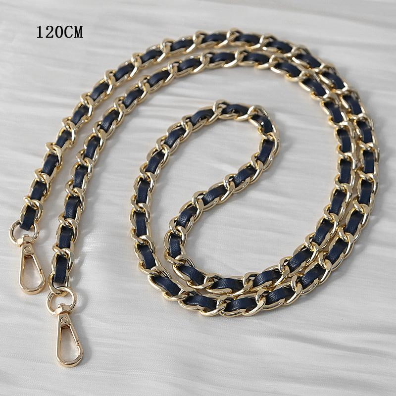 New Phone Accessory Long Cellphone Chain Anti Lost Universal Metal Leather Shoulder Neck Crossbody Phone Strap Case Holder Chain