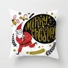 Merry Christmas Printed Pillowcase Christmas Style Cushion Cover Home Sofa Decor Throw Pillowcase
