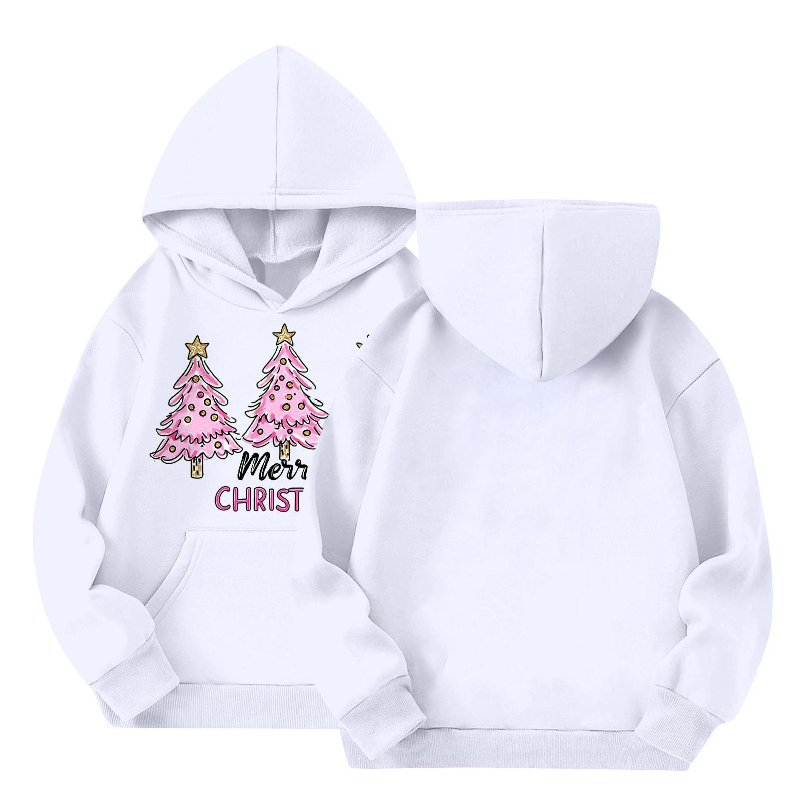 

Детские толстовки с капюшоном, свободная однотонная спортивная рубашка с капюшоном, модная спортивная рубашка 160 белый