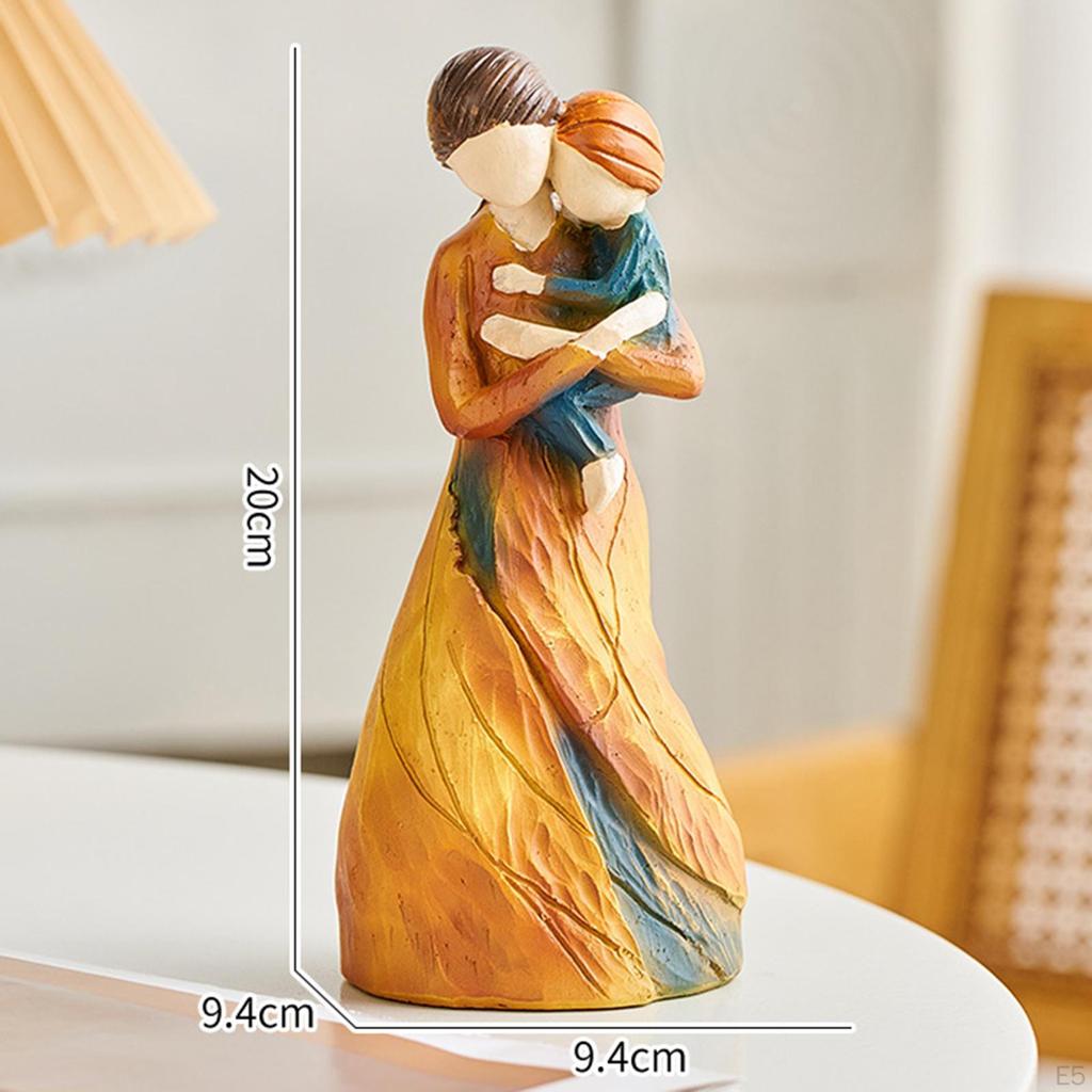 Angel Statue Figurine Art Crafts Collection Desktop Ornament Resin Sculpture for Office