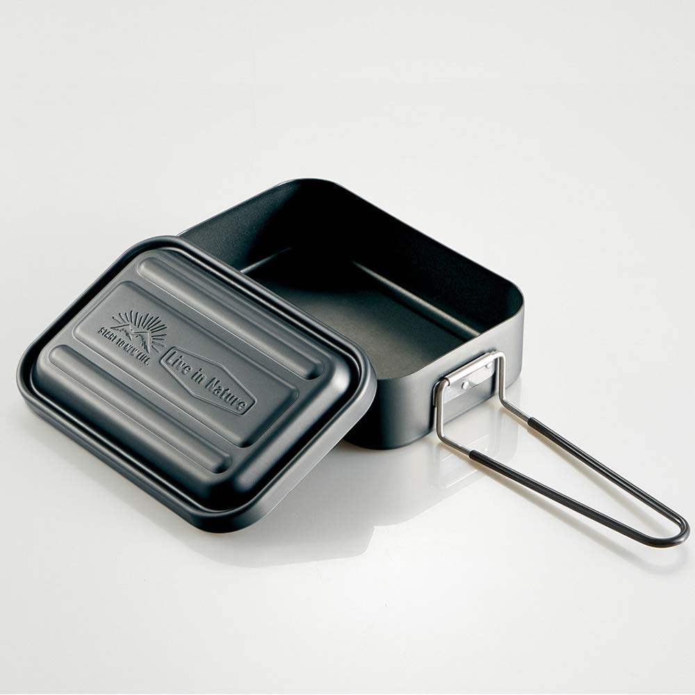 Skater Mestin No Seasoning Required Rice Bowl Outdoor 850ml Alumite Processed LIVE IN NATURE AFTM8-A Main Unit Recipe Included