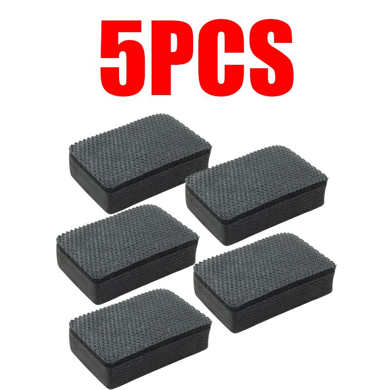 Car Cleaning Wax Polish Pad Wash Mud Car Clay Bar Pad Sponge Block Cleaning Eraser Tools Black Auto Sponge Automotive Care