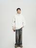 Men’s 500G Heavyweight Button-Up Hoodie: Autumn/Winter Trendy Brand, Loose Fit, Solid Color, Versatile American Style.