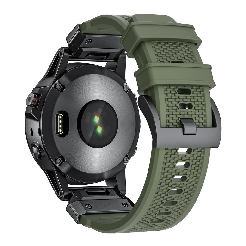 Brățară de 26mm pentru Garmin Fenix 8 51mm/Enduro 3/Enduro 2 Curea de Ceas Universală din Silicon