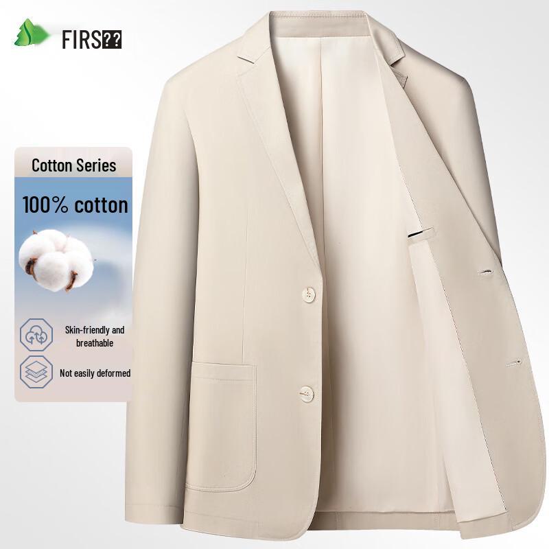 Blazer Casual de Negócios 100% Algodão Masculino Shanshan