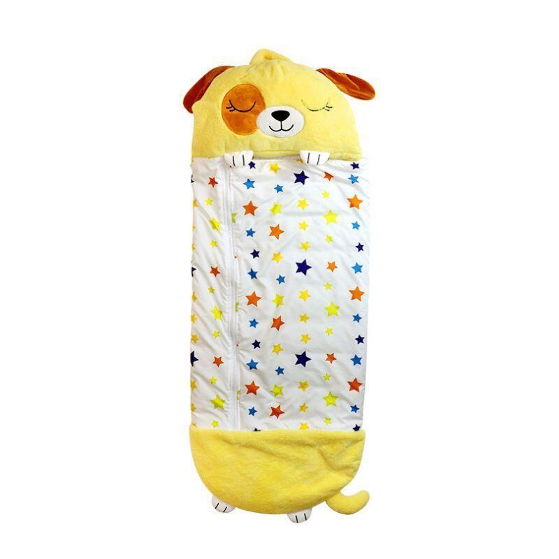 Cartoon Children's Sleeping Bag Animal Throw Pillow Sleeping Bag Folding Anti-Kick Quilt Kids Birthday Gift