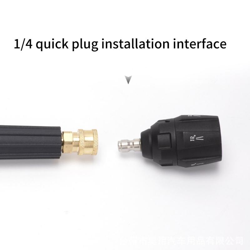 Versatile Rotating Nozzle Head with 1/4 Quick Connect Easy To Use Nozzle Head Set for Homeowners & Gardening Enthusiasts