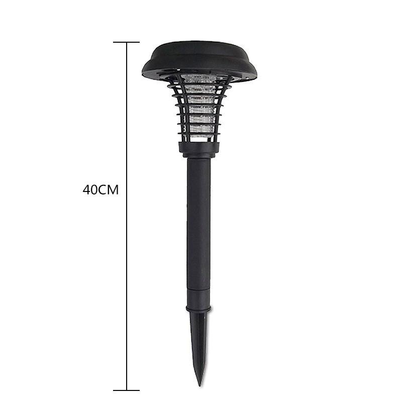 Outdoor Solar Mosquito Killer LED Lamp with Electric Shock - Insect Trap & Repellent for Home, Farm, or Courtyard.