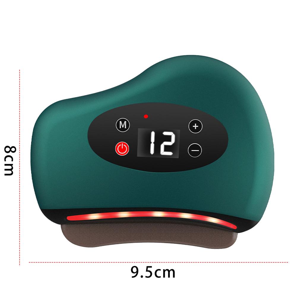 Bianstone Scraping Board 3In1 Heated Muscle Scraping Tool USB Charging Hot Compress Eye Massager for Neck Face Skin Lifting