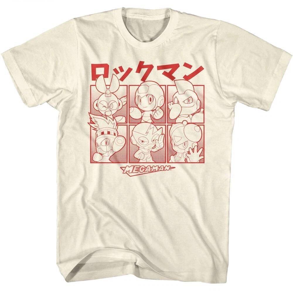 Megaman Chibi Characters Men s T Shirt 4XL