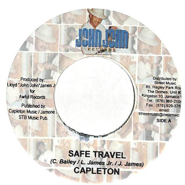 

7-дюймовая пластинка CAPLETON - Safe Travel НЕТ John John Recor 2007 Ямайка Регги, Ска и Даб Б/У