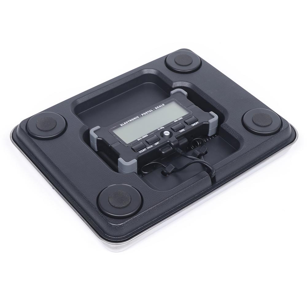 Digital Shipping Scale, 440lbs Postal Scale with LCD Dispaly, Hold/Tare Function, Lightweight Scale for Packages/Luggage/Home