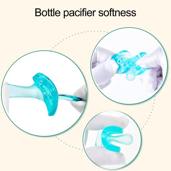 Silicone Pacifier Plush Animal Toy Baby Teething Pacifier with Toy Novelty Animal Pacifier for Newborn Baby Boy Girls