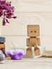 Shaking Wooden Man Figurine Wear Resist Handmade Shaking Feet Doll Creative Handcrafted Statue for Car Dashboard Decorations