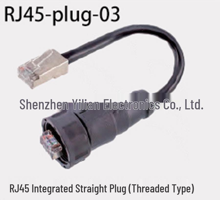 Waterproof RJ45 Connector Plug CAT5e/CAT6a Gigabit IP67/IP68 Front/Rear Panel Mount