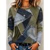 Autumn Women's 3D Printed Crew Neck Long Sleeve T-Shirt