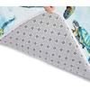 Watercolor Sea Turtle Blue Bathroom Rugs, Nautical Marine Animals Underwater Sea World Bath Rugs, Cute Bath Mats for Bathroom Shower Floor Decor, 17