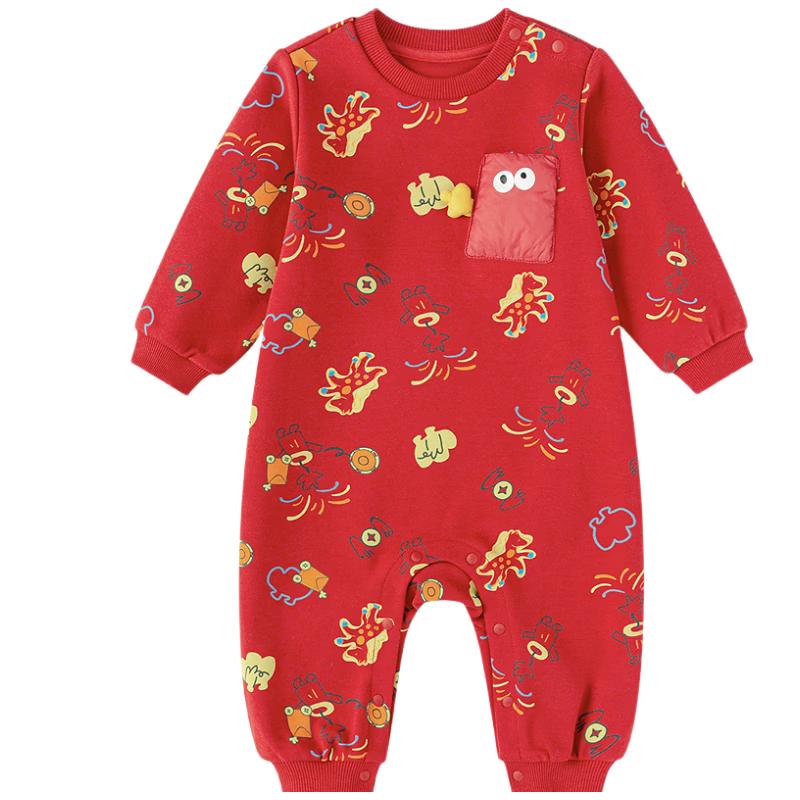 

Balabala Kids Spring New Year Romper 80