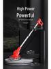 High-Power Rechargeable Electric Lawn Mower & Weeder with Lithium Battery