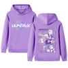 B1196-2 Kids Boys Girls Kpop Rumi Zoey Mira Double-sided Print Long Sleeves Hoodie