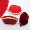 Jewelry Storage Bag Red Velvet Household Supplies Washable Ear Studs Necklace Ring Travel Bag Pretty Storage Washable