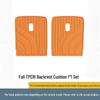 Ideal i8 Car Floor Mats Set - Black/Orange TPE, Fits 25 Models, Includes Trunk Mat.