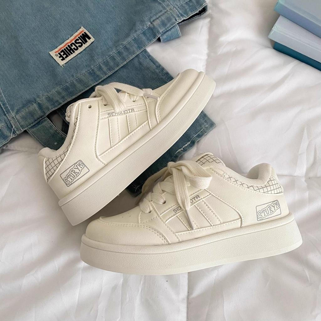 Fashion zapatillas de mujer 2025 Pink Chunky Platform Sneakers Women's Chic Casual Shoes Trendy Slip-On with Dress Comfortable Daily