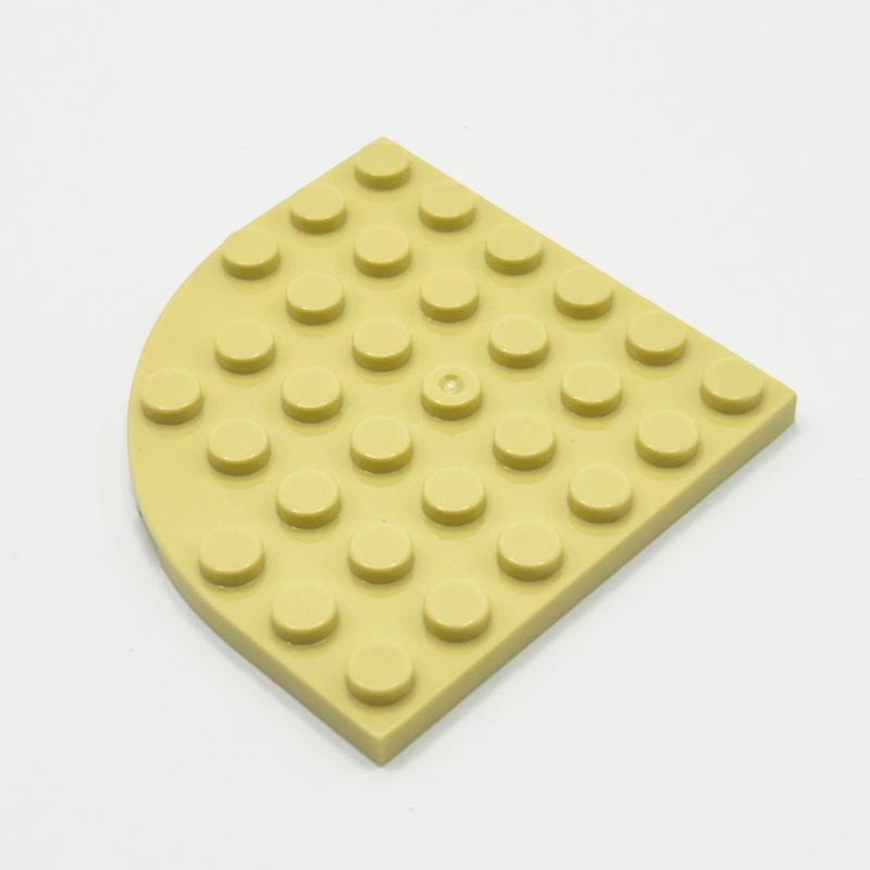 

6003 Plate Round Corner 6 x 6 Bricks Collections Bulk Modular GBC Toys For Technical MOC DIY Buildings Blocks Compatible дубильная кора