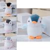 Charming Fluffy Penguin Plush Keychain Cozy Pp Cotton Filled Collectible Gift