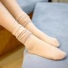 Thickened Home Floor Socks Velvet-lined Women's Hosiery Leg Warmers Mid Tube Socks  Free Size