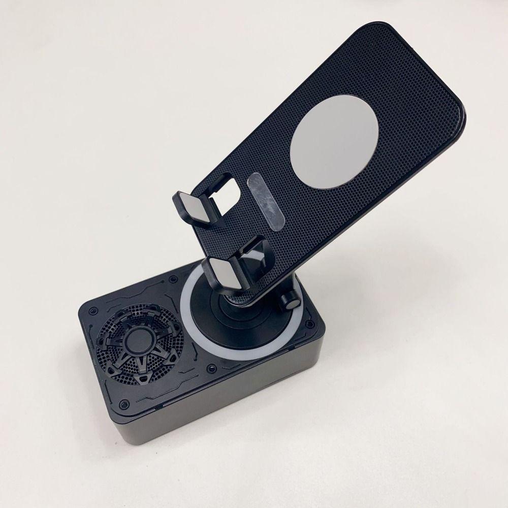 4-in-1 Wireless Bluetooth speaker Anti-Slip Pads Phone Holder with Microphone  Karaoke Party