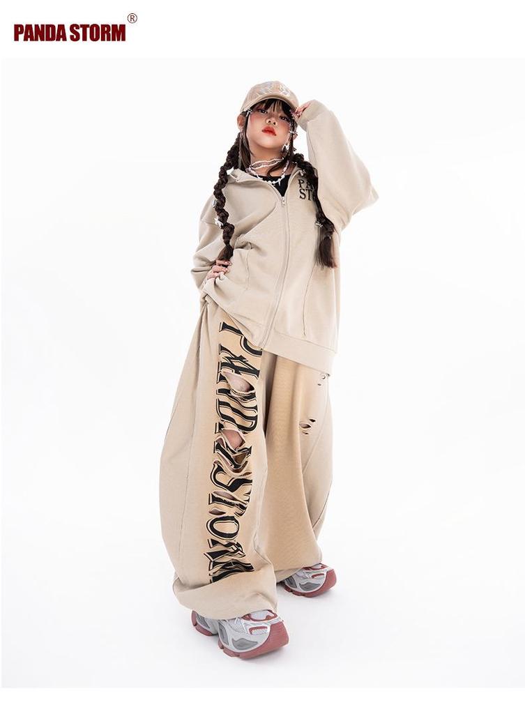 Gyermek Hip Hop Jazz Utcai Tánc Menő Szett - Hosszú Ujjú Dzseki és Nadrág Fiúknak és Lányoknak