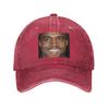 Funny Kanye West Meme Baseball Caps Snapback Washed Denim Hats Adjustable Casquette Sports Baseball Cowboy Hat for Unisex