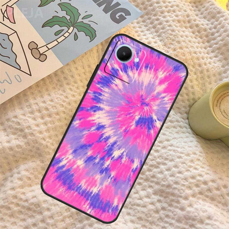 Regenbogen Spiral Tie-Dye Hülle Für Realme 15 11 12 13 14 Pro Plus C65 C67 C71 C63 C61 C55 C51 C53 C35 C75 GT6 GT7 Pro