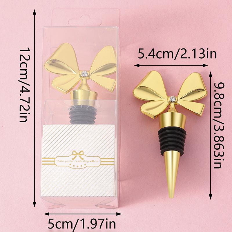 

Butterfly Red Wine Stopper Birthday Party Wedding Gift Bottle Stopper Grape Red Wine Fresh-keeping Sealing Stopper золотой