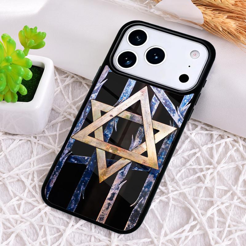 David Jewish Star Symbol Phone Case for iPhone 17 Air 16 15 11 12 14 13 Pro Max Shockproof Cover
