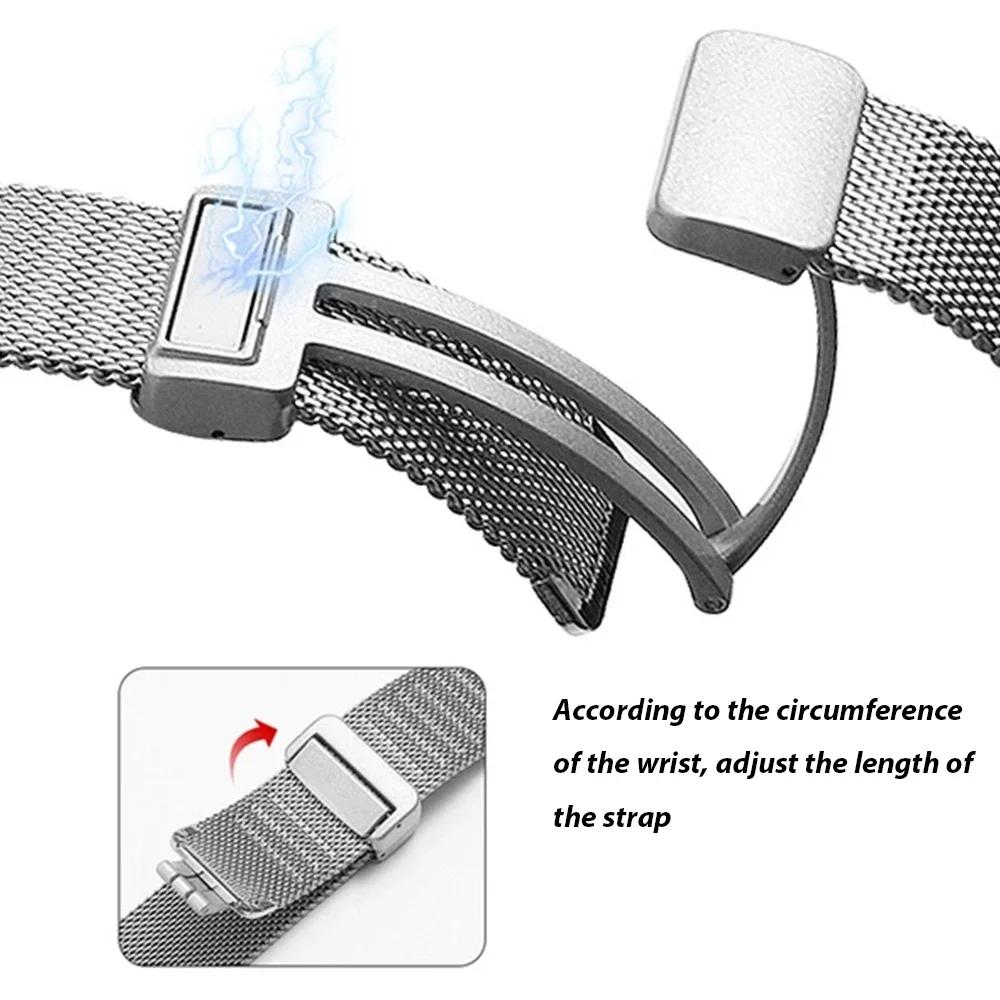 Magnetic Buckle Strap for Google Pixel Watch 3 45mm Milanese Men Bracelet Replaced Accessories for Pixel 3/2/1 41mm Unisex Band