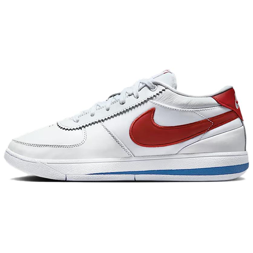 New Nike Book 1 Anti Slip Wear Resistant Low Top Basketball Shoes Men's White Red FJ4250-105